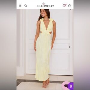 Hello Molly TRUST YOUR LOVE MAXI DRESS YELLOW